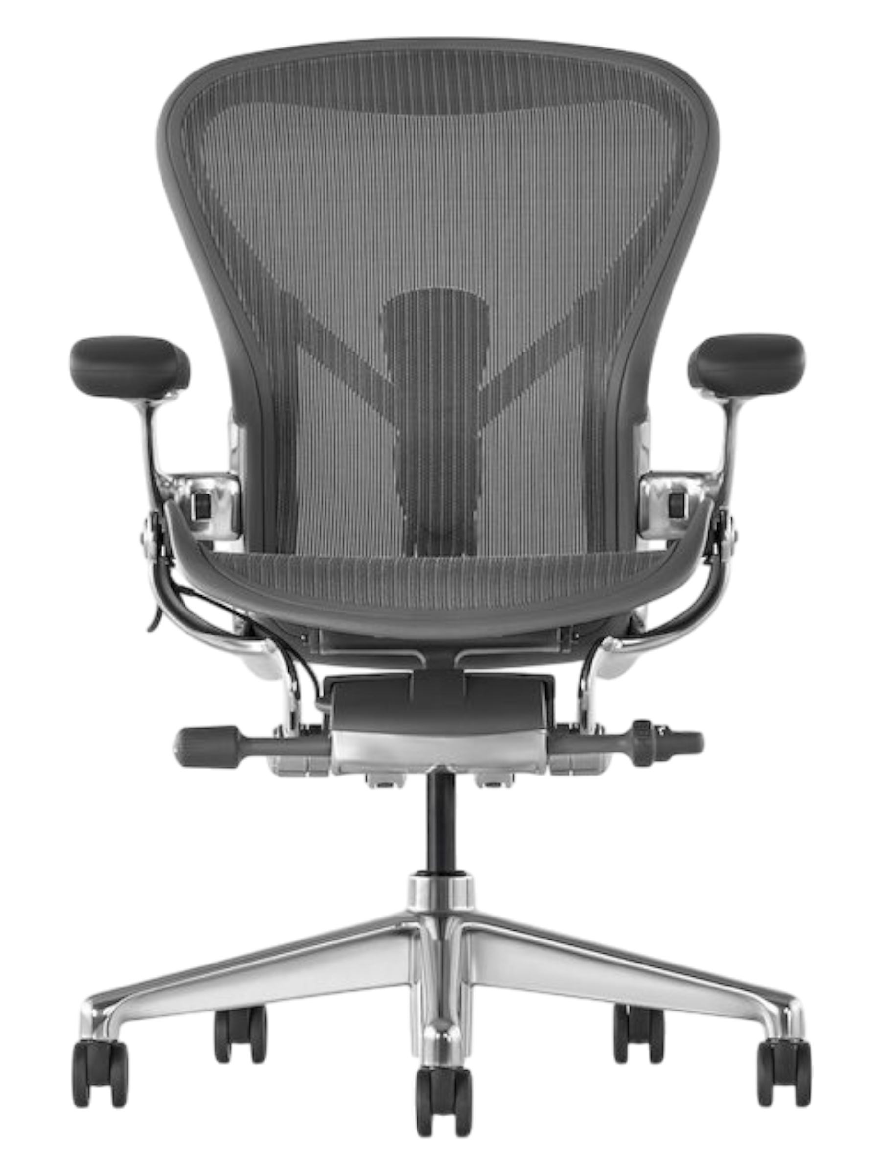 Herman Miller Aeron Remastered Graphite Polished Maat B
