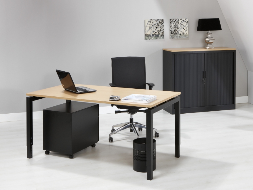 Ferbox Bureautafel Q-Bic Zwart